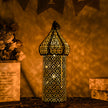 Moroccan Hollow LED Wind Lamp Floor Lantern