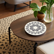 Moroccan Style Trivet Mat – Black Pattern
