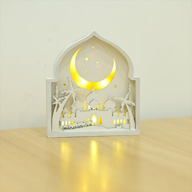 Ramadan Crescent Moon LED Table Lamp