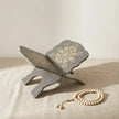 Foldable Islamic Book Stand – Grey