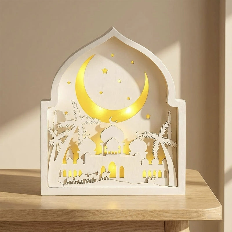 Ramadan Crescent Moon LED Table Lamp