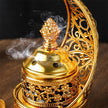 Arabic Crescent Metal Incense Burner with Tongs