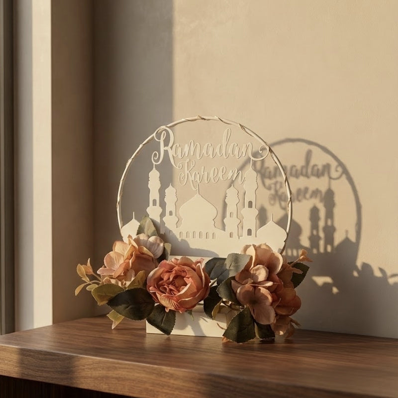 Ramadan Kareem Floral LED Decor