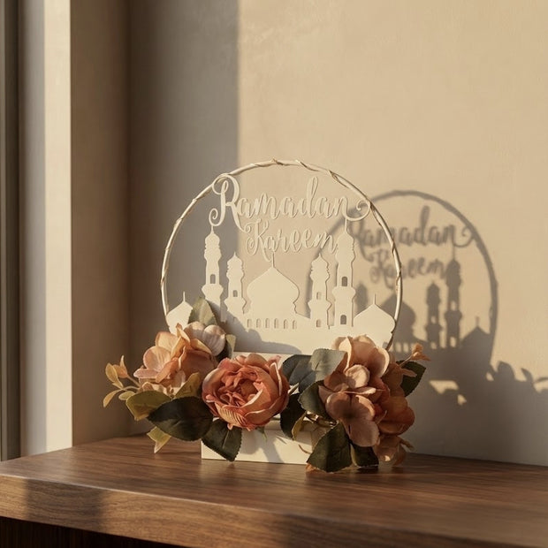 Ramadan Kareem Floral LED Decor