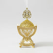 White-Gold Moroccan Incense Burner