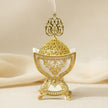 White-Gold Moroccan Incense Burner