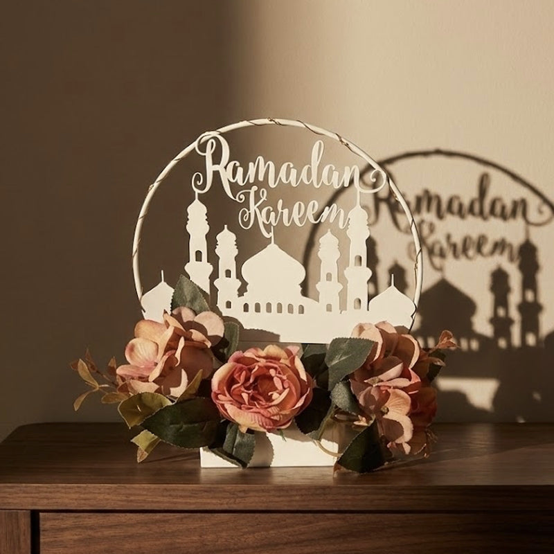 Ramadan Kareem Floral LED Decor