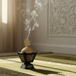 Black-Gold Moroccan Incense Burner