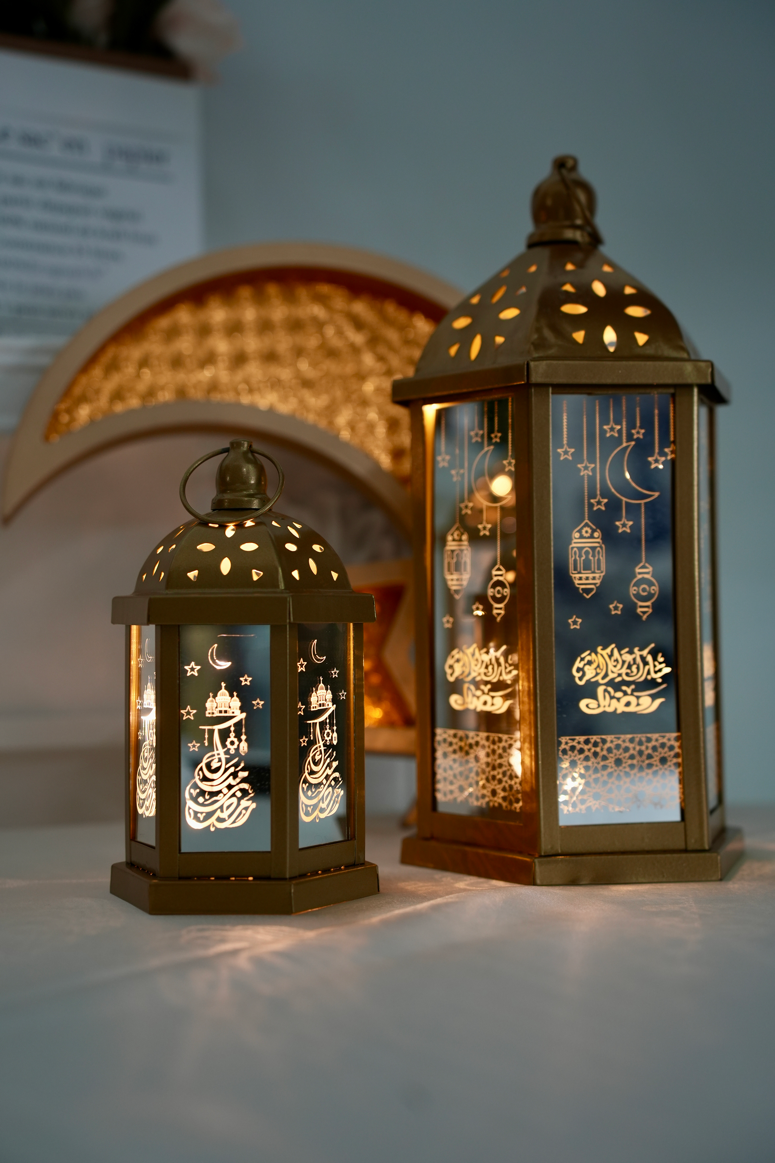Ramadan Eid Iron LED Lights Decoration