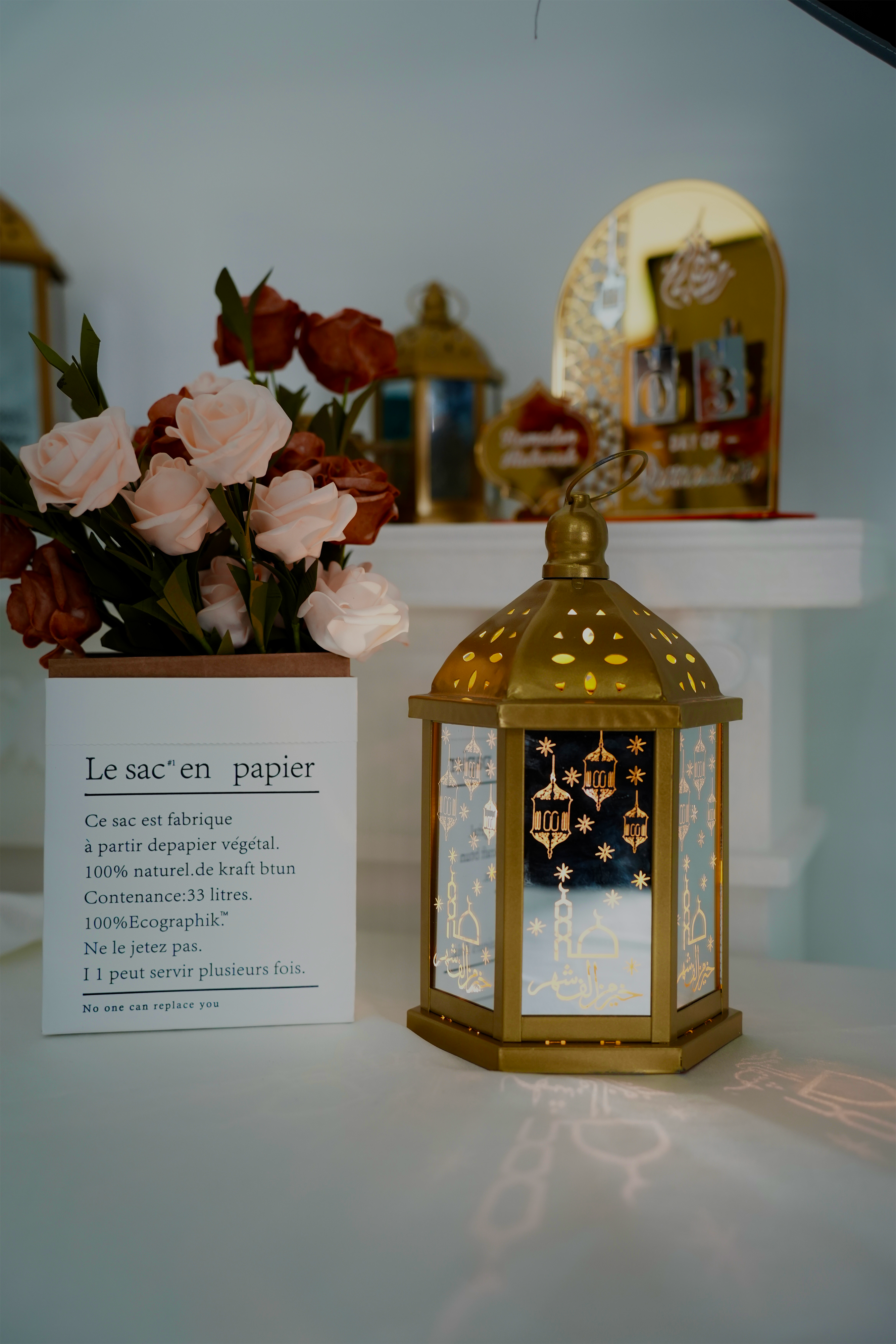 Ramadan Eid Iron LED Lights Decoration