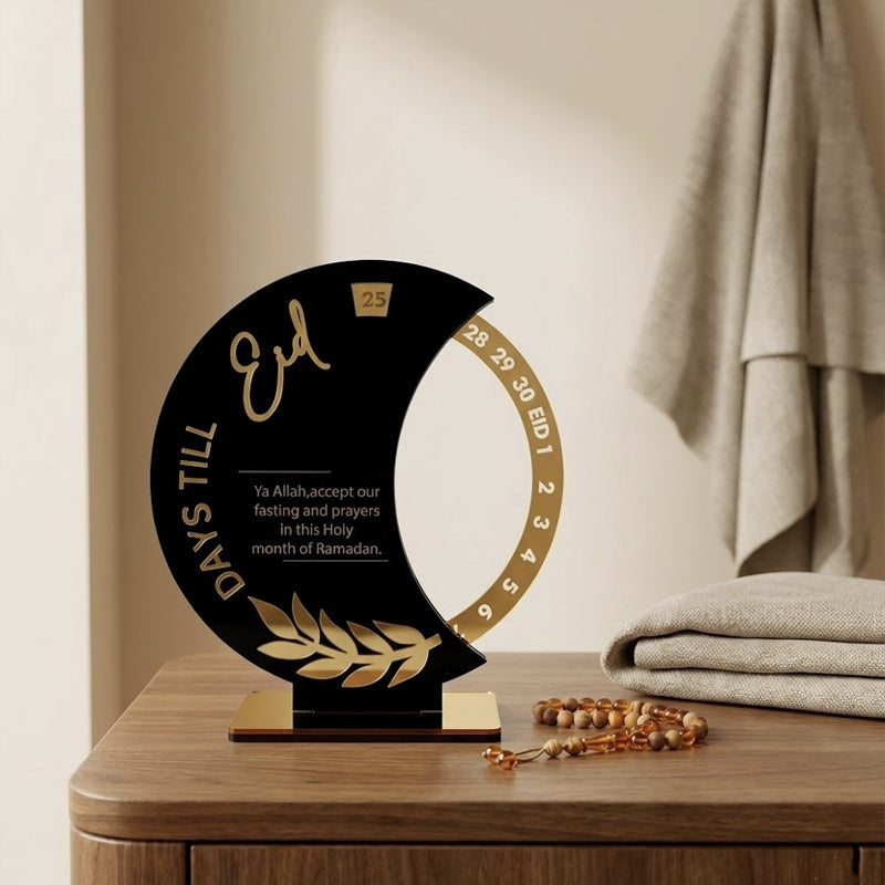 Wooden & Acrylic Wheel Ramadan Countdown Calendar
