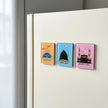 3-Piece Islamic Mosque Fridge Magnet Set