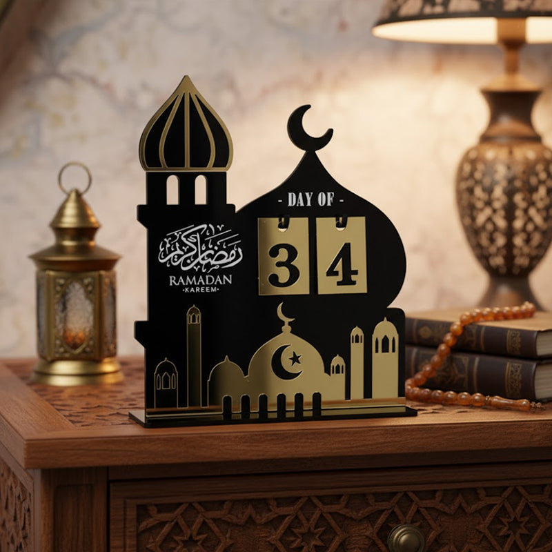 Mosque Design Ramadan Countdown Calendar