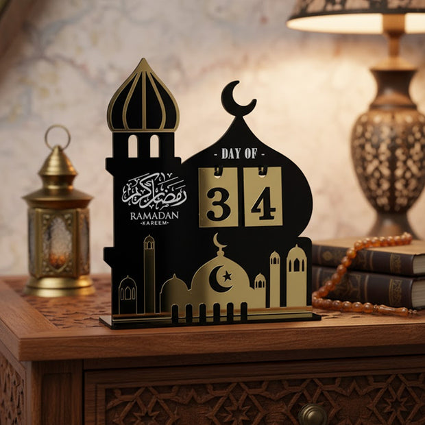 Mosque Design Ramadan Countdown Calendar