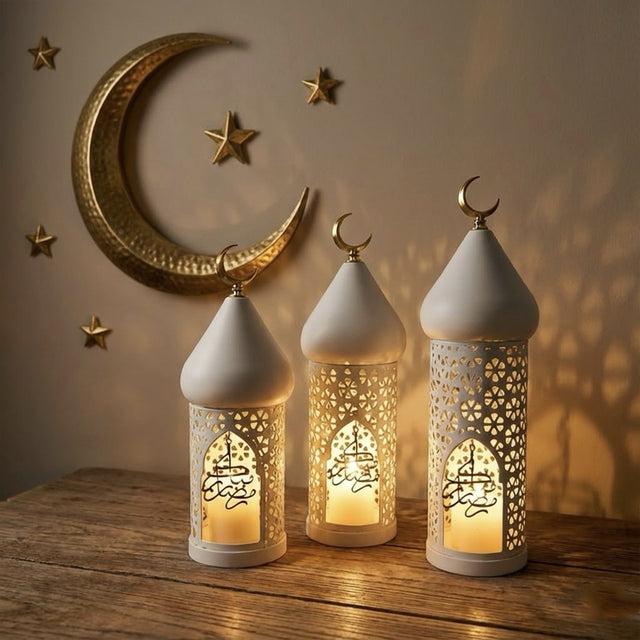 Ramadan Moonlight LED Lantern Islamic Decorative Table Lamp