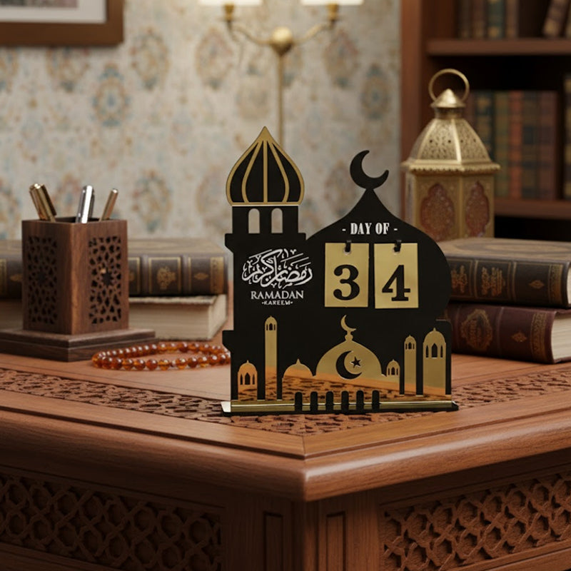 Mosque Design Ramadan Countdown Calendar