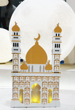 Illuminated Wooden Castle Ramadan & Eid Countdown Calendar