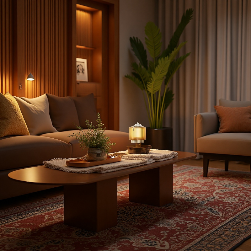 Multi-Functional Flame Diffuser Night Light