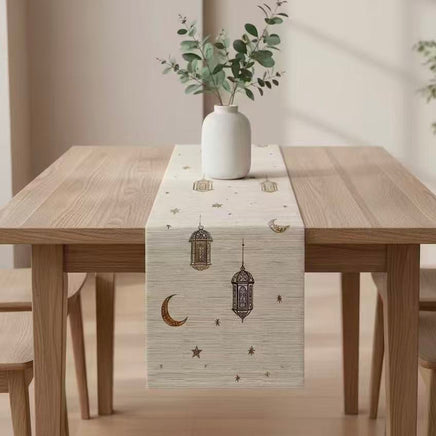 Islamic Crescent & Lantern Table Runner