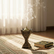 Arabian Black & Gold Resin Incense Burner