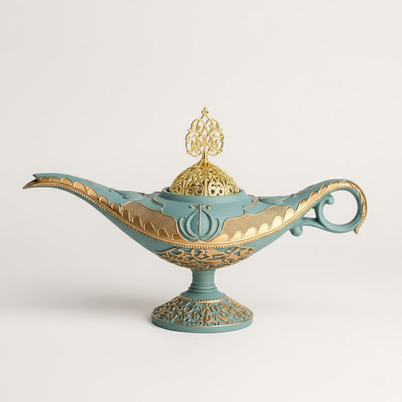 Arabian Aladdin Lamp Resin Incense Burner