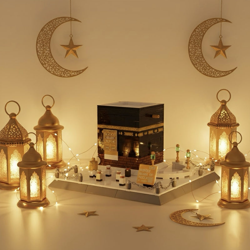 Kaaba Mosque Brick Building Set