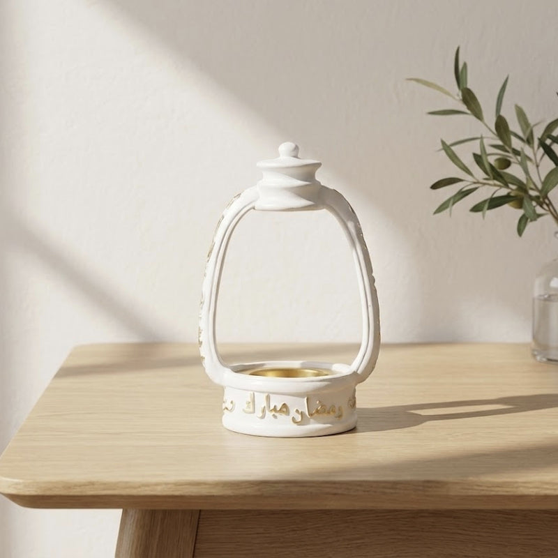 Arabic Calligraphy Bakhoor Burner –White