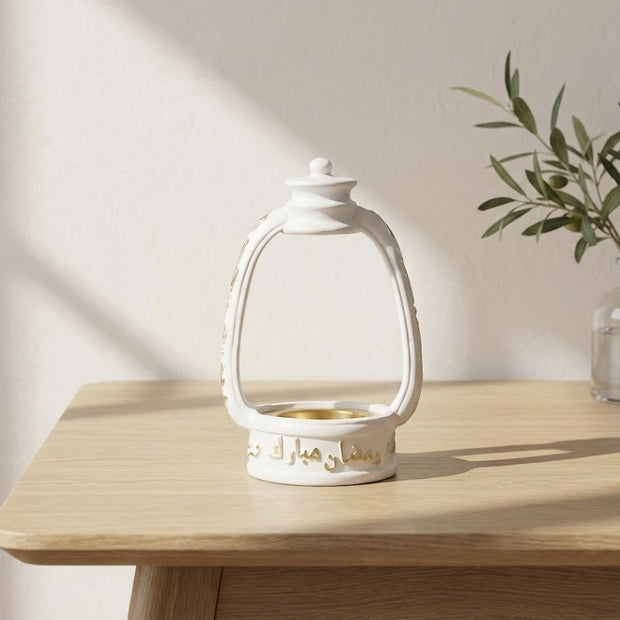 Arabic Calligraphy Bakhoor Burner –White