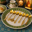 7-Piece Gold Decorative Spoon Set