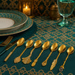 7-Piece Gold Decorative Spoon Set