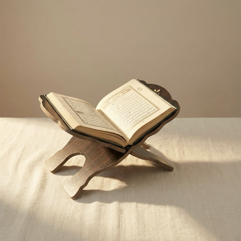 Foldable Islamic Book Stand – Black