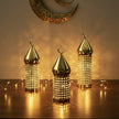 Arabic Crescent Top Ramadan LED Lantern Decor