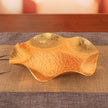 Gold Metal Arabic Wavy Edge Serving Tray