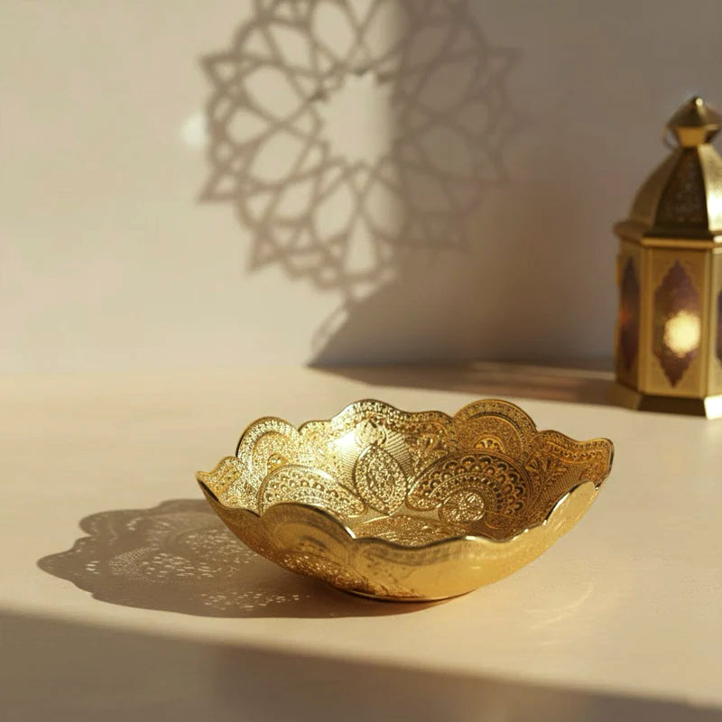 Luxury Gold Serving Bowl