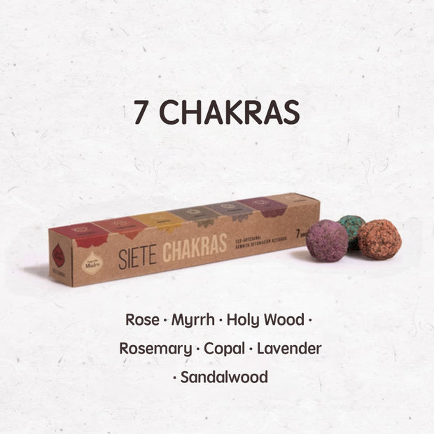 Natural Botanical Incense – 7 Chakras Aroma Spheres