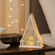Arabic Triangle LED Ramadan Light – White A