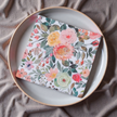 Floral Print Paper Napkins – Soft & Decorative