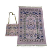 Prayer Mat with Carry Bag – Pink Mihrab Design