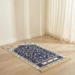 Premium Soft Mihrab Design Prayer Mat – Blue