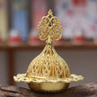 Royal Crown Gold Metal Incense Burner
