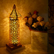 Moroccan Hollow LED Wind Lamp Floor Lantern