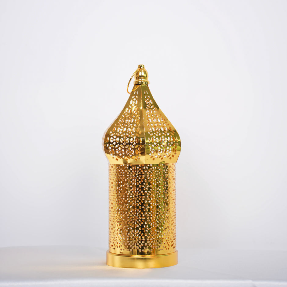 Moroccan Hollow LED Wind Lamp Floor Lantern