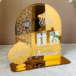 Acrylic Mirror Ramadan Countdown Calendar Tabletop Decoration