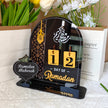 Acrylic Mirror Ramadan Countdown Calendar Tabletop Decoration
