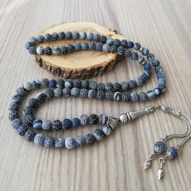 Agate Tasbih Prayer Beads with Tassel