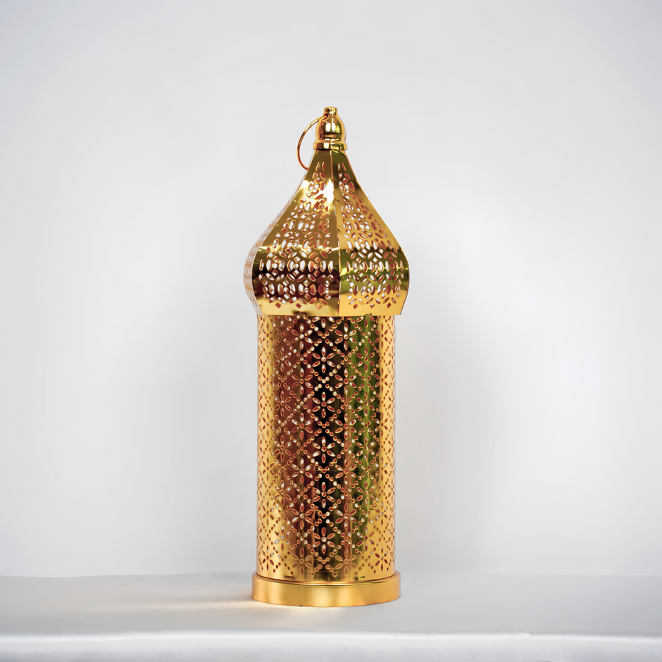 Moroccan Hollow LED Wind Lamp Floor Lantern