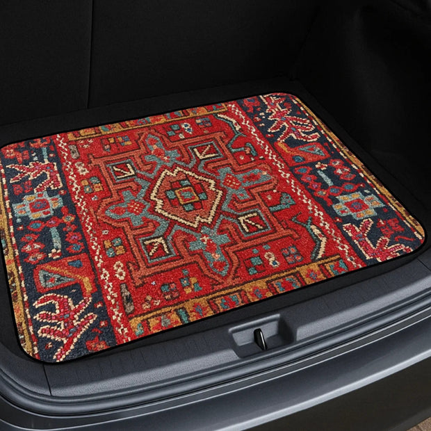 Moroccan Trunk Mat – Velvet, Non-Slip, Waterproof