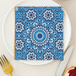 Moroccan Blue Mosaic Paper Napkins