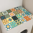 Washer Top Cover – Waterproof Non-Slip Moroccan Tile