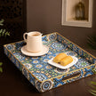 Moroccan Mosaic Plastic Serving Tray